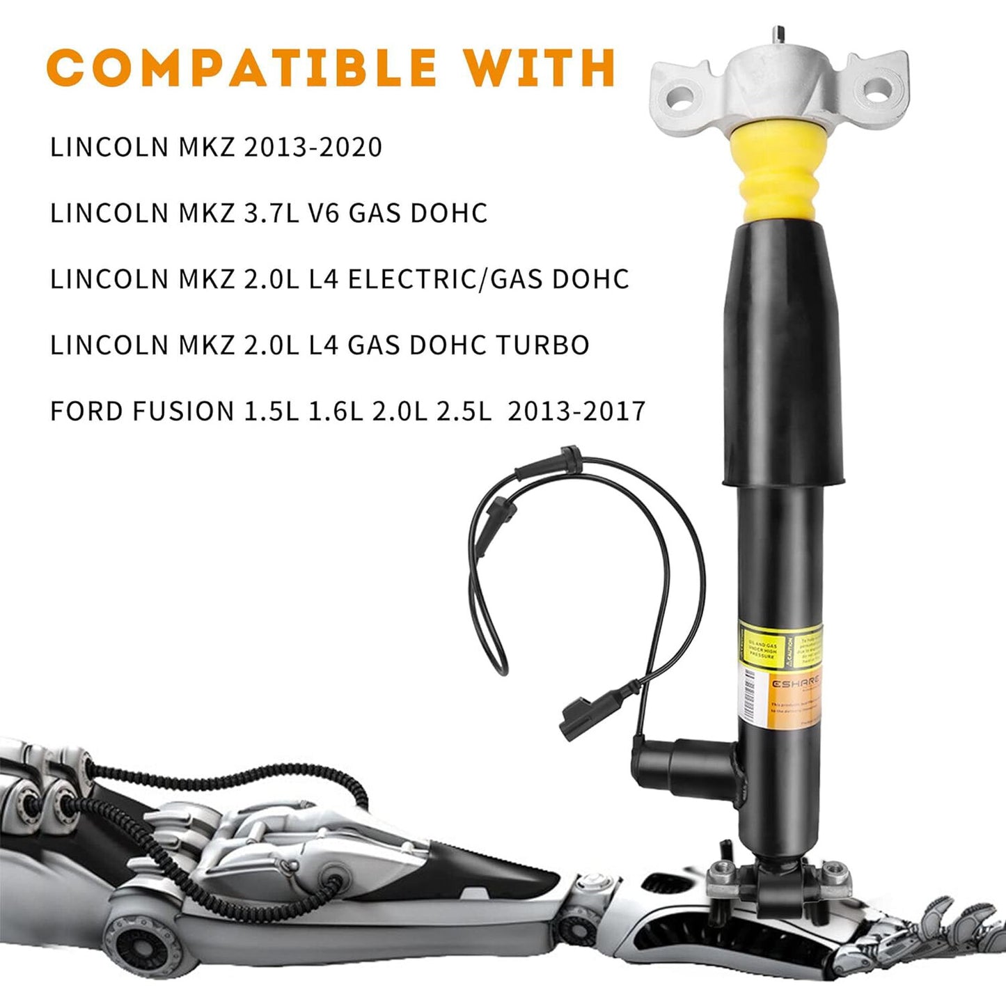 A pair of front shock absorber struts electric for Jeep Grand Cherokee Land SRT8