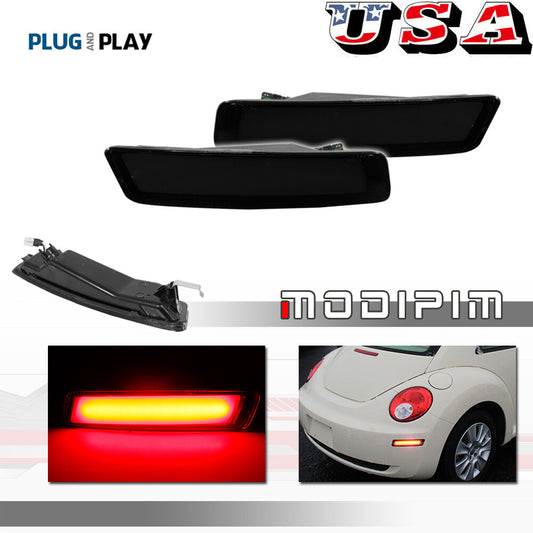 Smoke black lens rear bumper side marking LED light applicable to 06-10 for Volkswagen Beetle