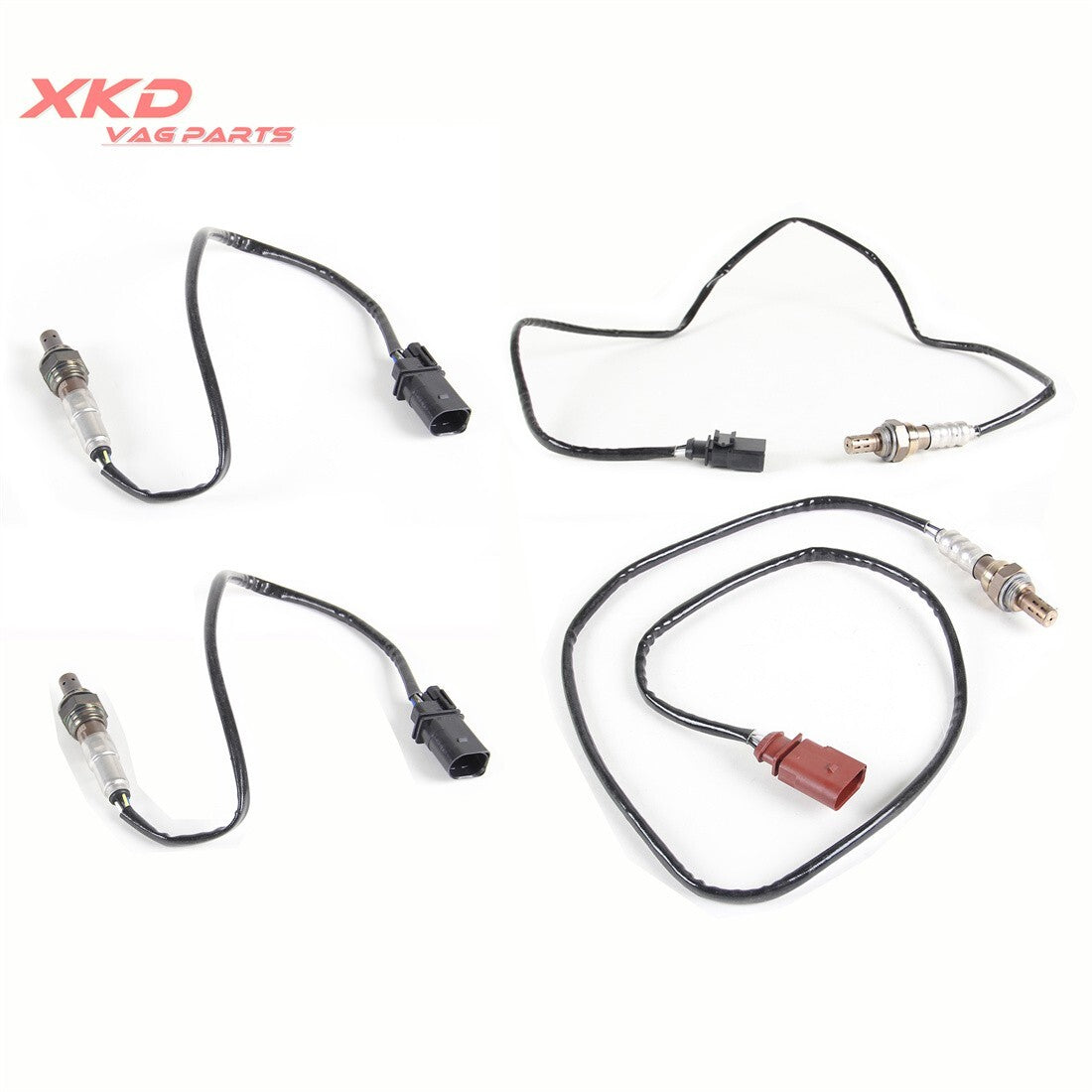 3.2L 2.4L 4 Front and Rear Oxygen Sensor Kit Suitable for Audi A4 A6 AUK BDW BYU CALA