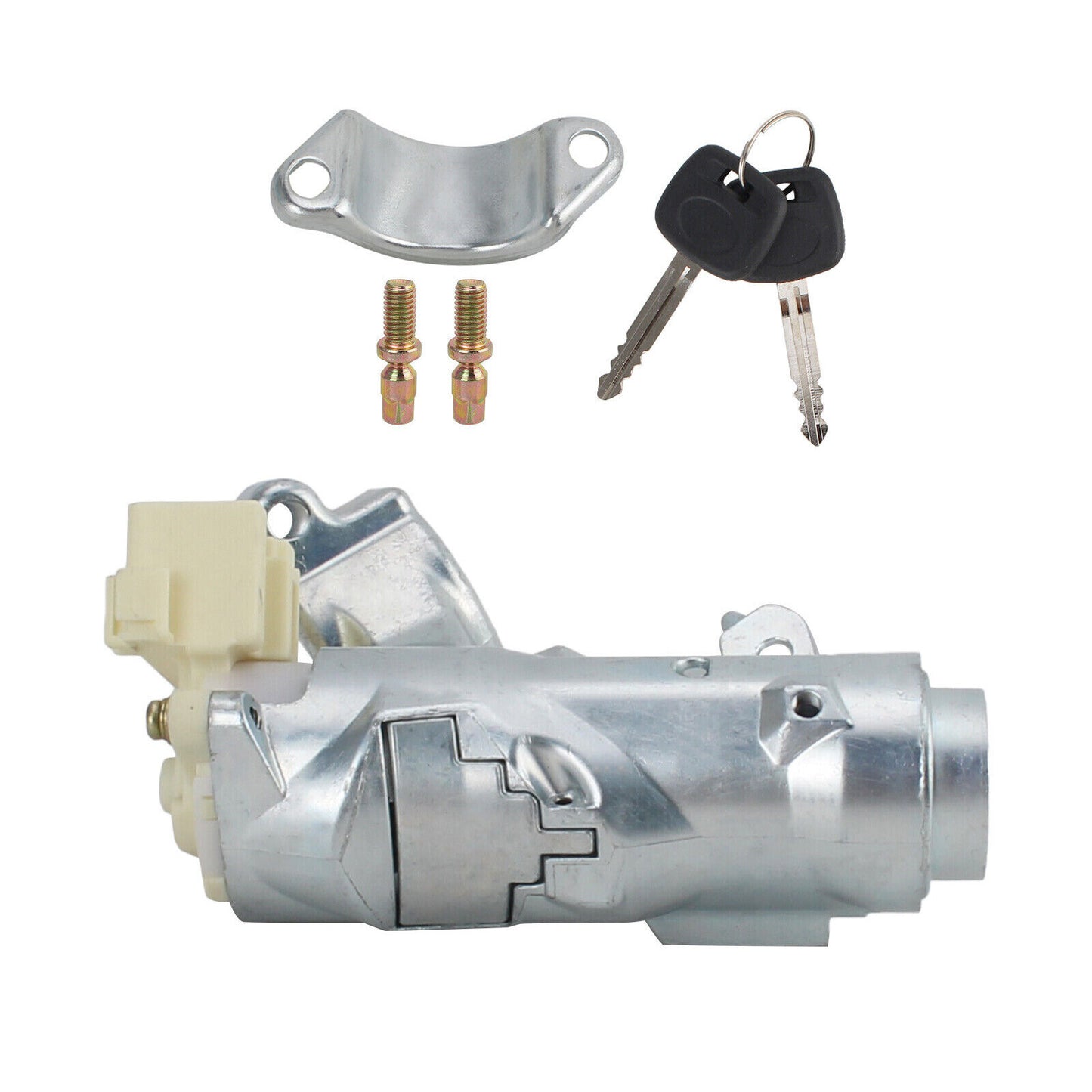 Ignition Switch Assembly W/ KeysBracket for Toyota RAV4 1998-2000 Replace Parts