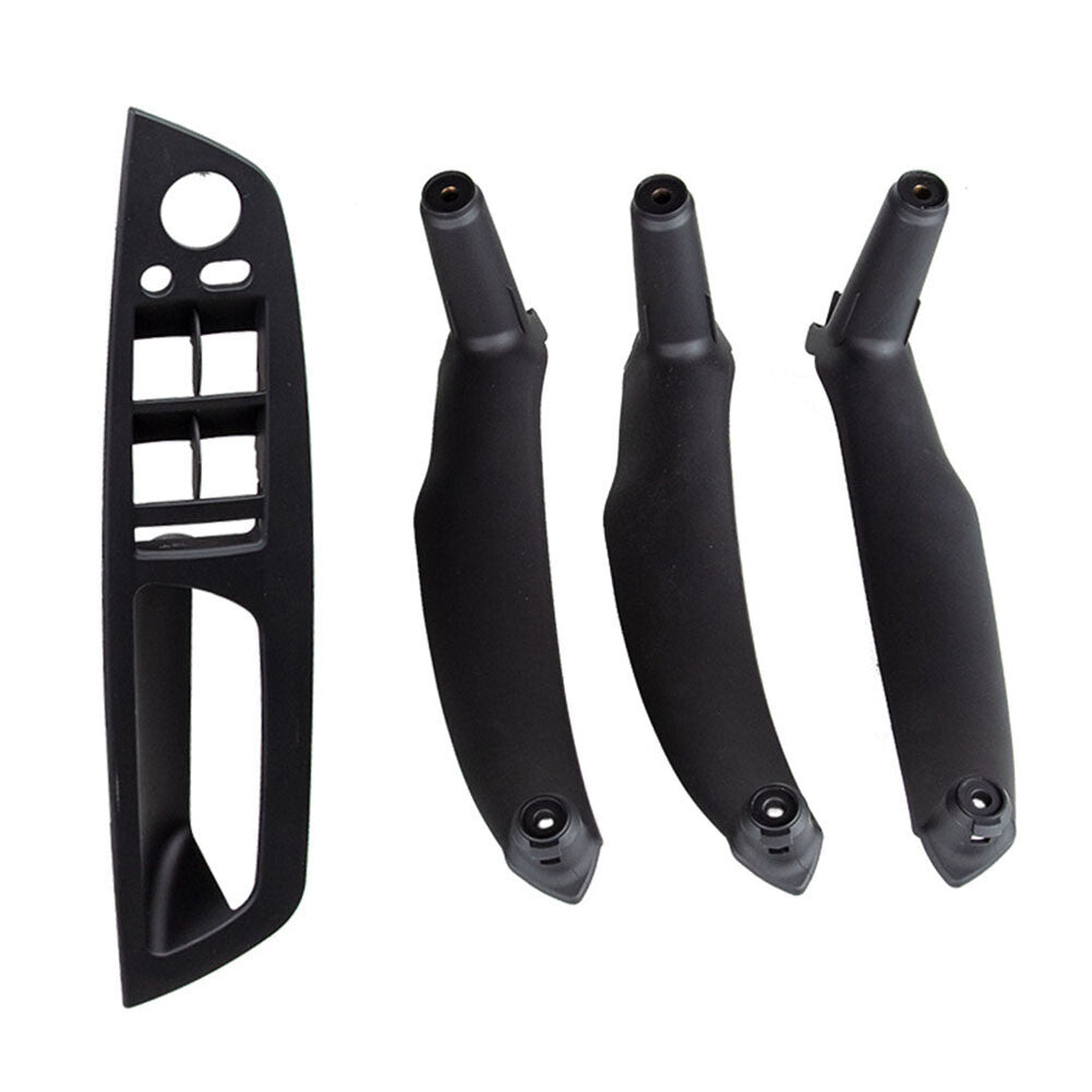 4x Inner Interior Door Pull Handle Trim Cover for BMW X5 E70 X6 E71 E72 LHD