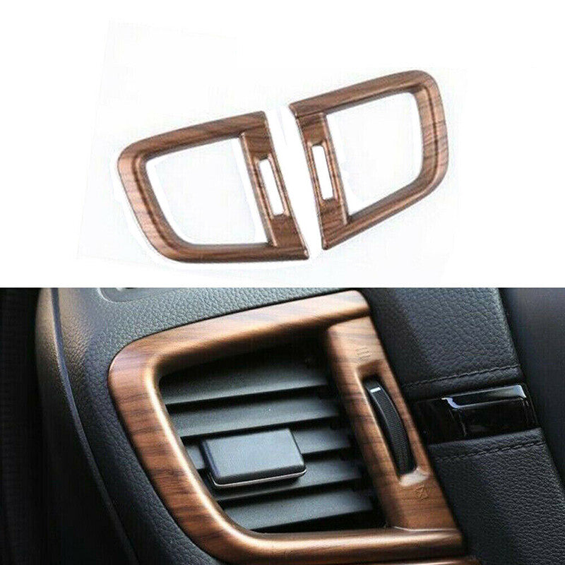 for Honda CR-V 2017-2022 Peach Wood Grain Side Air Vent Outlet frame Cover Trim