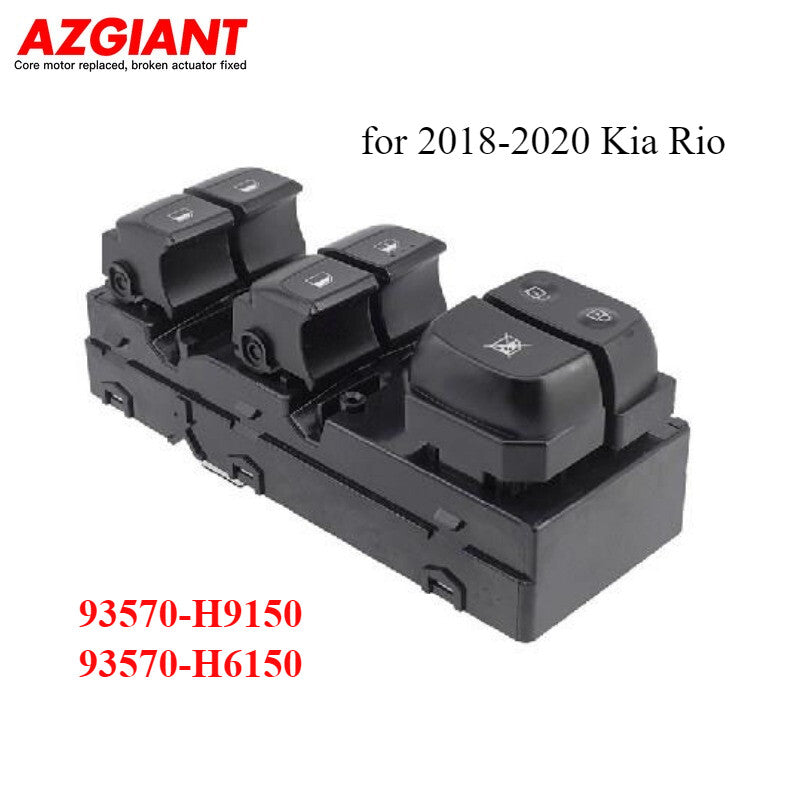 FRONT LEFT Power WINDOW SWITCH for 2018-20 for Kia Rio 93570-H9150 93570-H6150