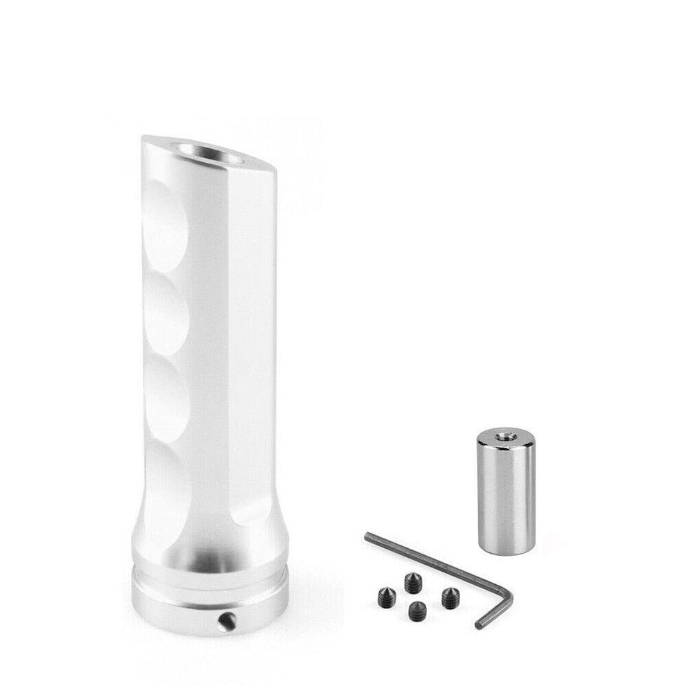 Silver Aluminum Car Handle Hand Brake Sleeve Protector Cover Universal Fitment