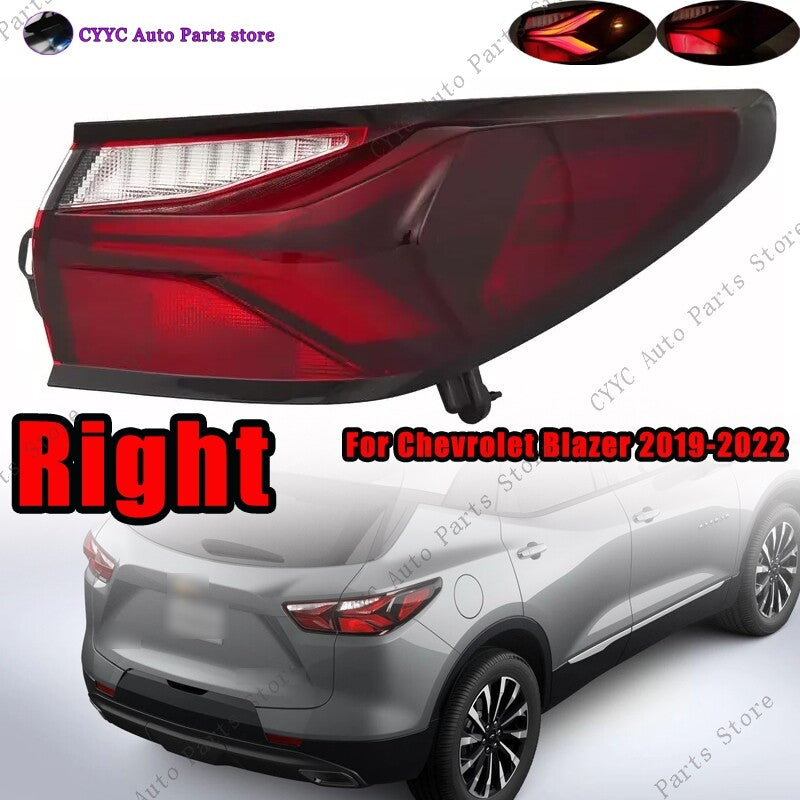 Right Side for Chevrolet Blazer 2019-2022 DRL Rear Light LED Tail Lights