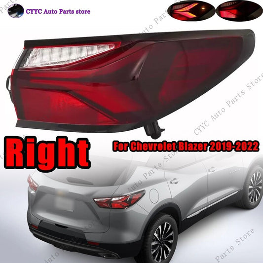 Right Side for Chevrolet Blazer 2019-2022 DRL Rear Light LED Tail Lights