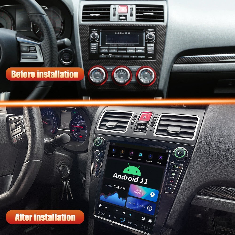 10.8 for Tesla Screen for Subaru WRX 2015-2021 Android 11 Car Radio GPS Navigation