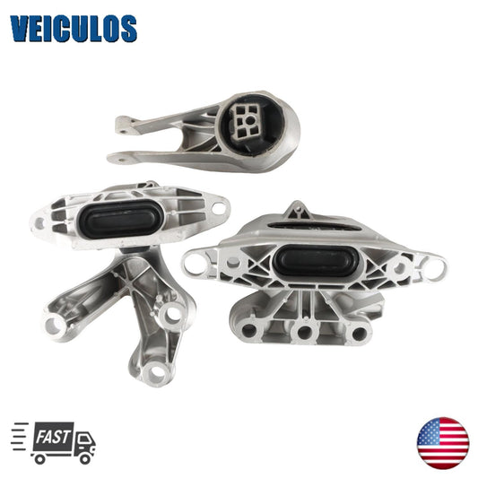 3X Engine Motor  Auto Trans Mount Set for 2016-2018 for Chevrolet Malibu 1.5L A/T