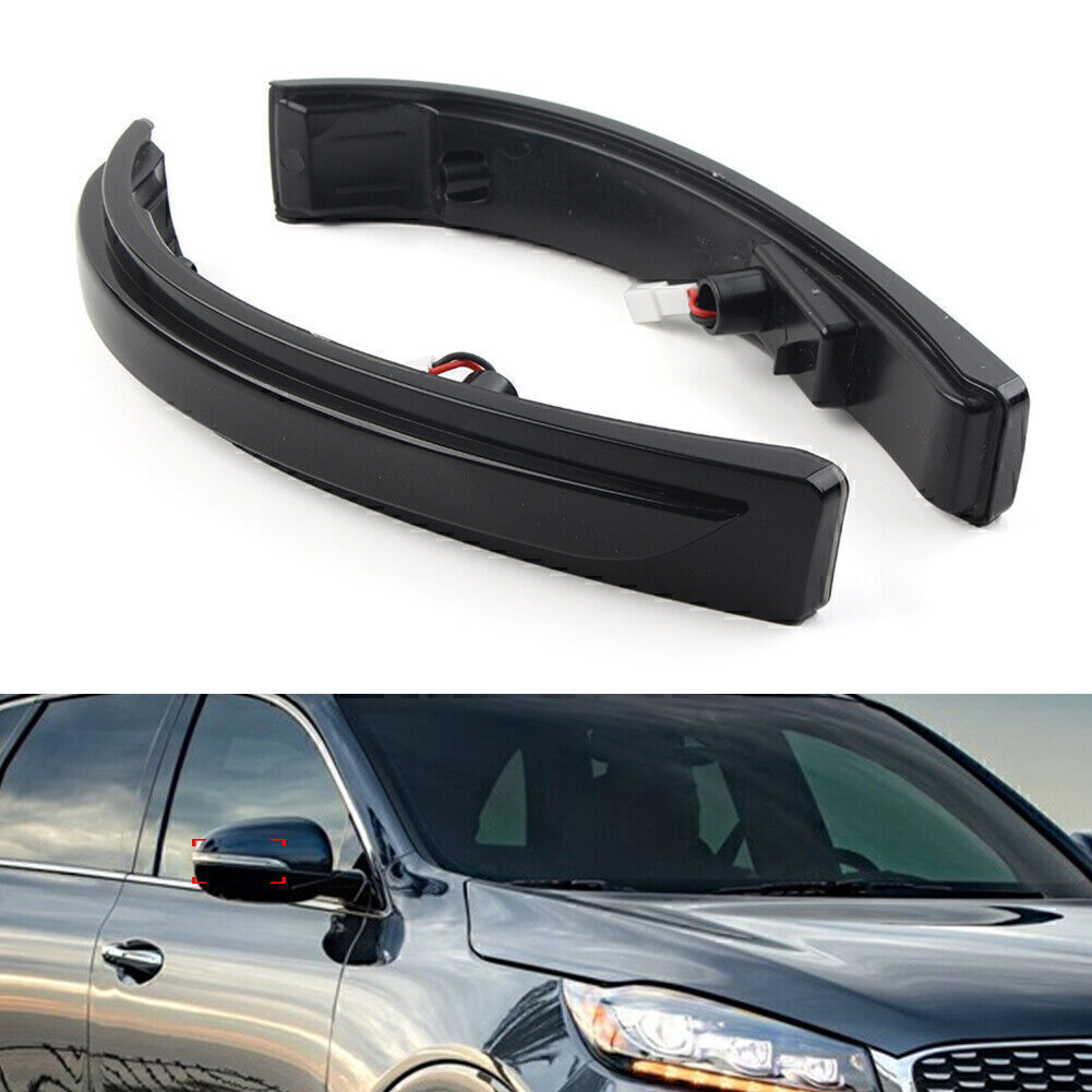 Dynamic Rearview Mirror Flow Turn Signal Light for Kia Sorento 2016-2020