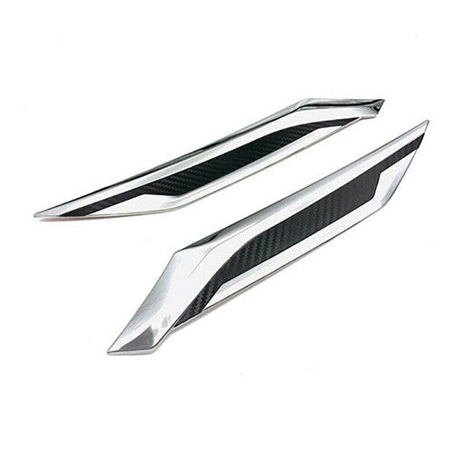 2P Front Headlight Eyebrow Moulding Cover Strip Trim For 2019-2023 for Toyota RAV4
