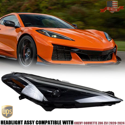 85545919 Right Passenger Side Headlight Assembly For 2020-24 for Chevy for Corvette Z06