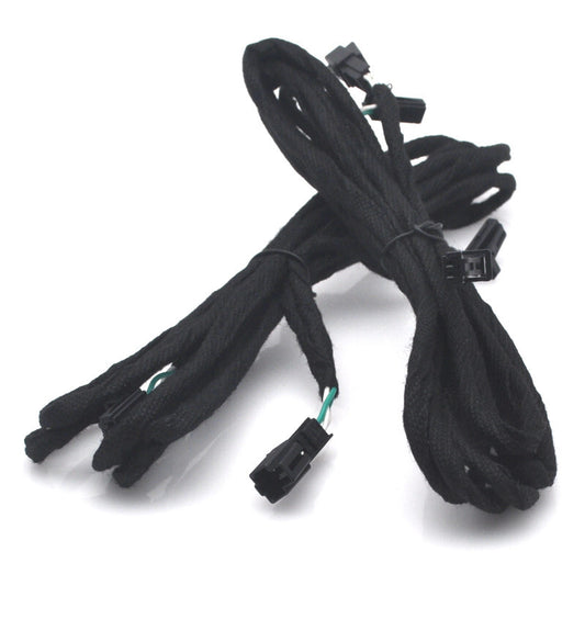 Retrofit Rear footwell light Y-adapter splitter cable for Audi A4 A6 Q5 Q7 A5 A7