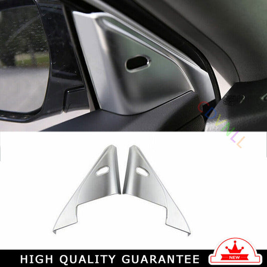 A Post Front Triangle Cover Trim for Nissan Altima Teana 2013-2018 Matte Silver