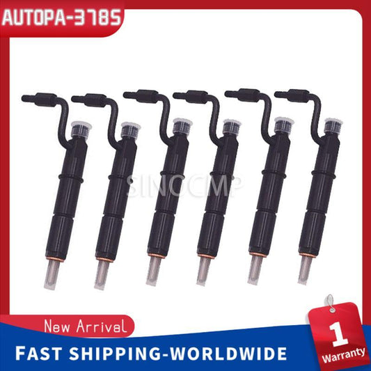 6x Fuel Injectors 5I-7706 for Caterpillar 3064 3066 S4KT S6KT Engine 311B 312B