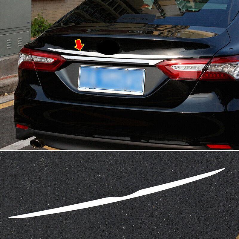 Chrome Steel Rear Door Trunk Molding Strip Trim 1pcs for Toyota for Camry 2018-2022