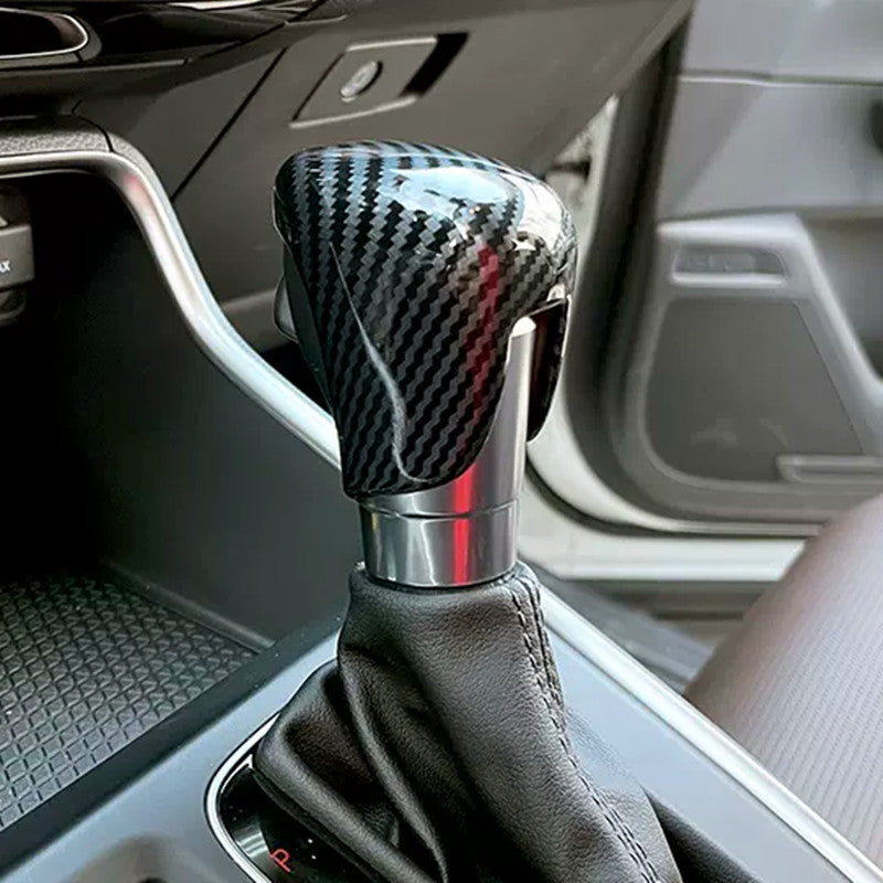 Carbon Fiber Inner Gear Shift Knob Cover Trim Cap ABS for Honda HR-V HRV 2023