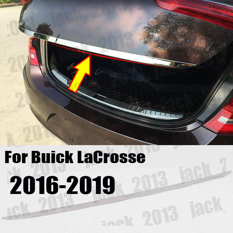 for Buick Lacrosse 2016-2019 steel Car REAR TRUNK TAIL GATE DOOR LID COVER TRIM