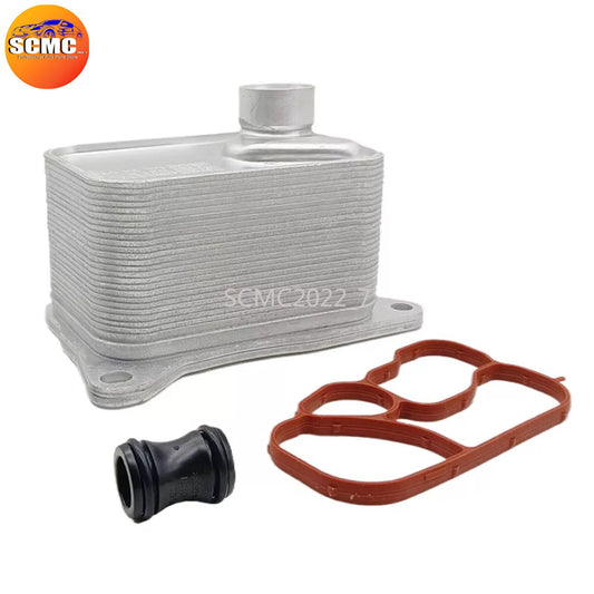 Oil Cooler w/ Gakset Seal 06L117021C for VW for Golf for Audi A3 A4 A5 Q3 TT 1.8T 2.0T