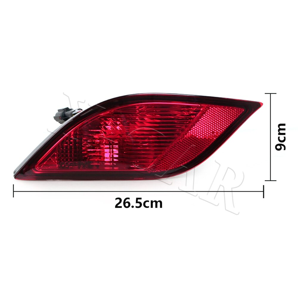 Left Rear Bumper Reflector Rear Brake Lamp for ISUZU MU-X MUX 2013-2017