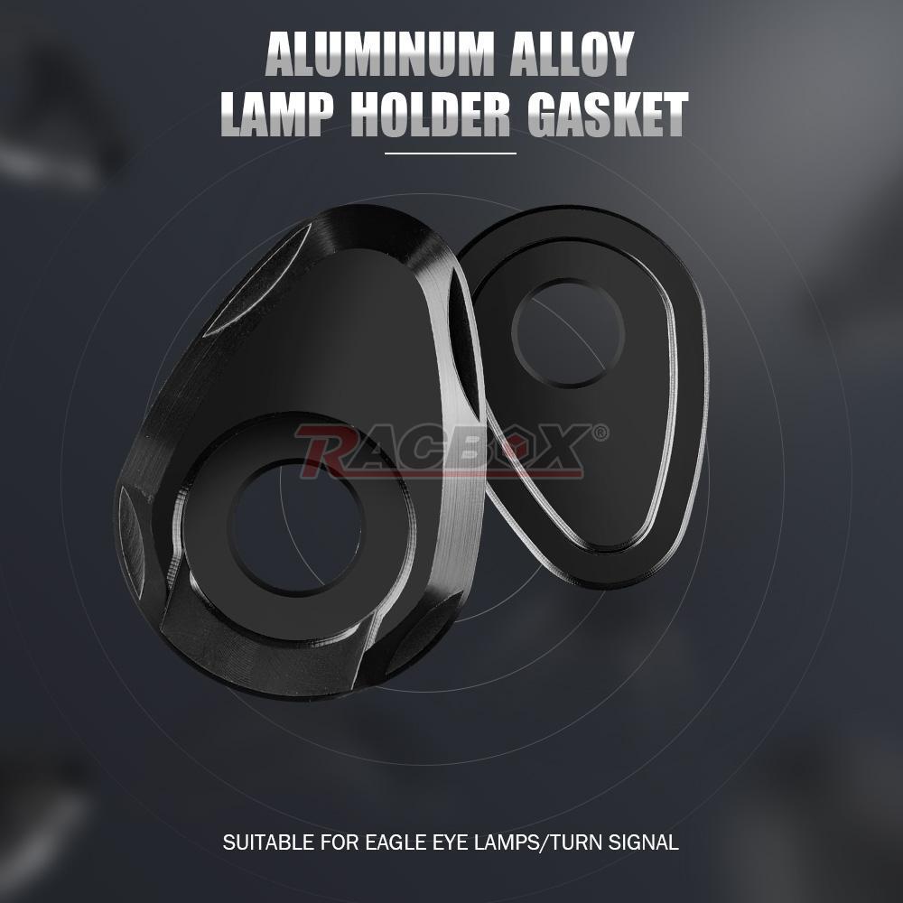 2 Motorcycle CNC Turn Signal Indicator Adapter Spacers Plate Stalk for Yamaha