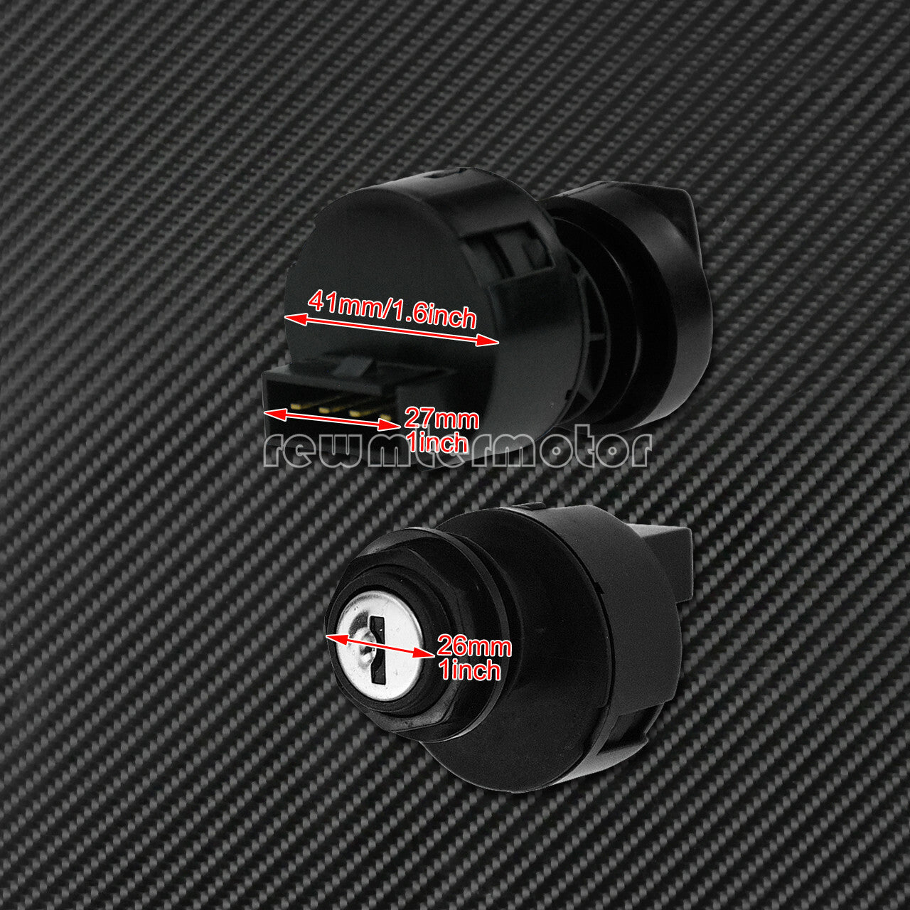 4-PIN IGNITION KEY SWITCH FIT FOR SCOOTER for POLARIS ATV SPORTSMAN 500 HO 2001