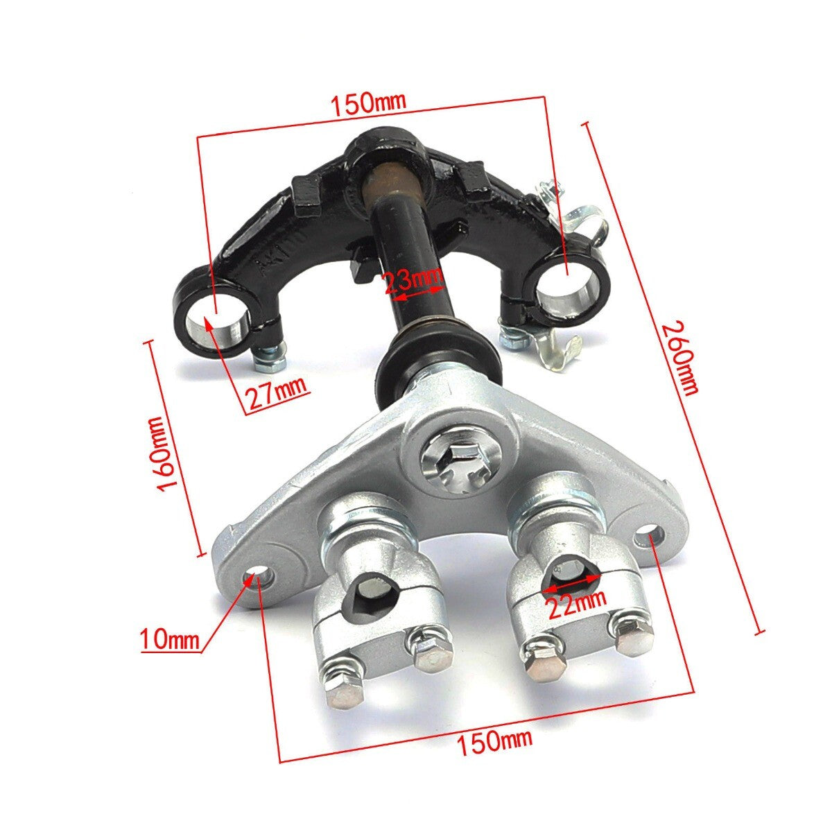 33mm front fork impact triple clamp drum brake cradle bicycle TTR50 PW50 CRF50 JR50