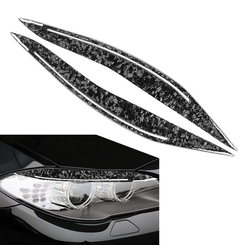 Headlight Eyebrow Eyelid Cover fit for BMW 5 Series F10 2010-2013 12