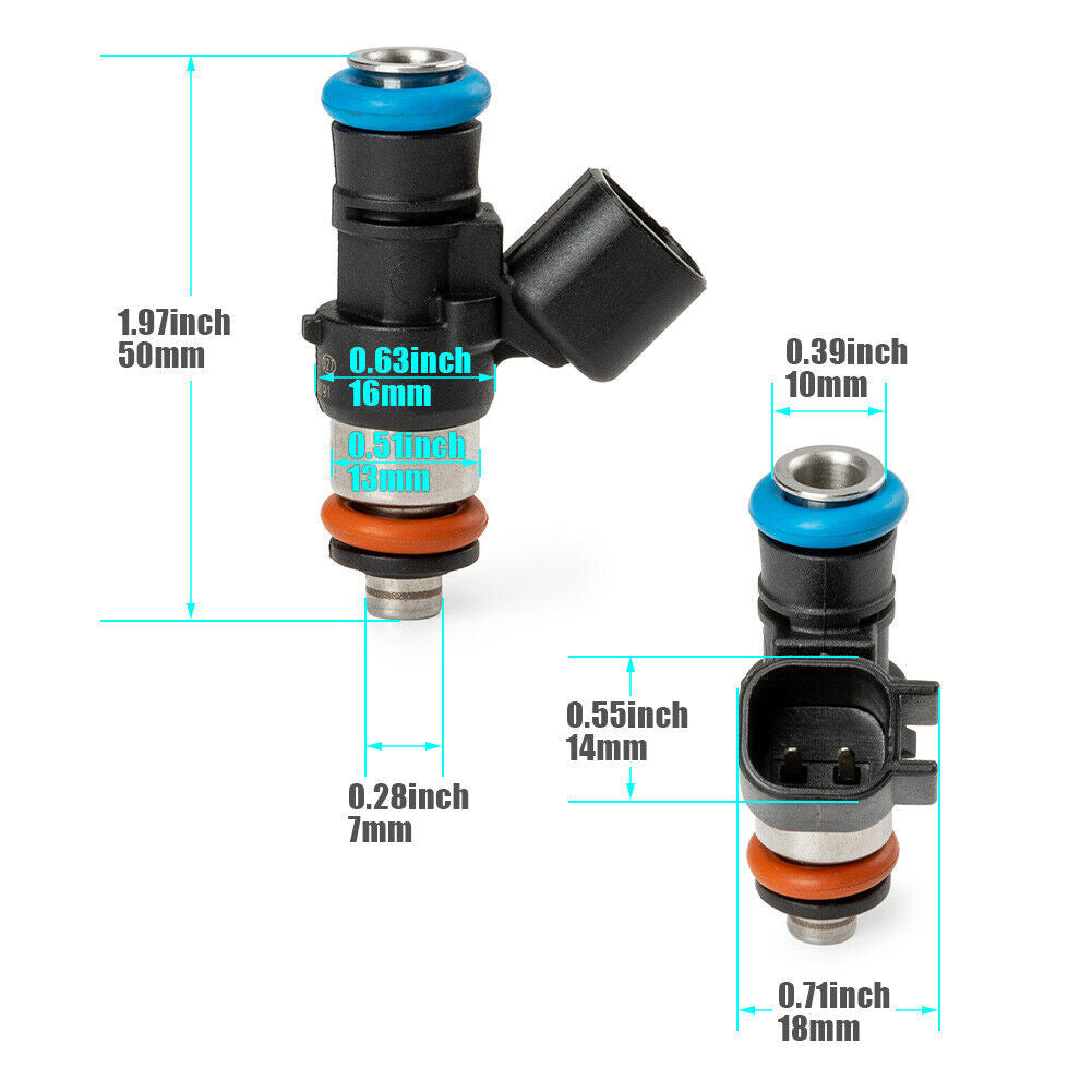 Fuel Injector for Polaris RZR 570 Ranger Crew Sportsman 450 2521068 0280158258