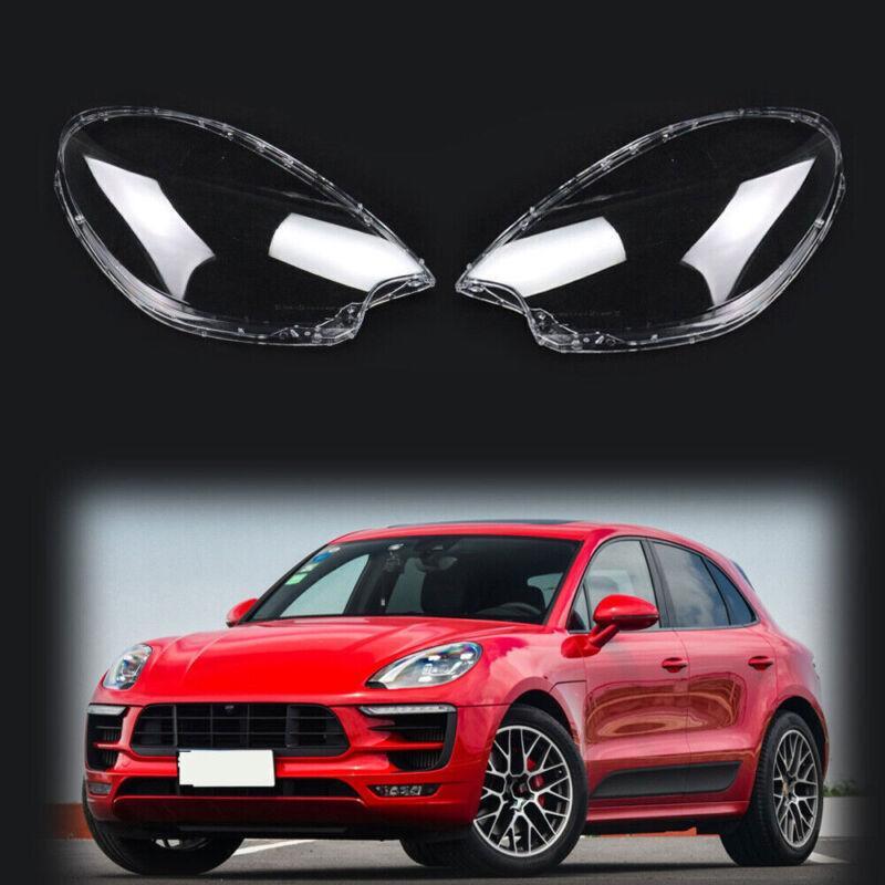 for Porsche Macan 2014 2015 2016 2017 Lens Cover Headlight Shell Lamp Shade