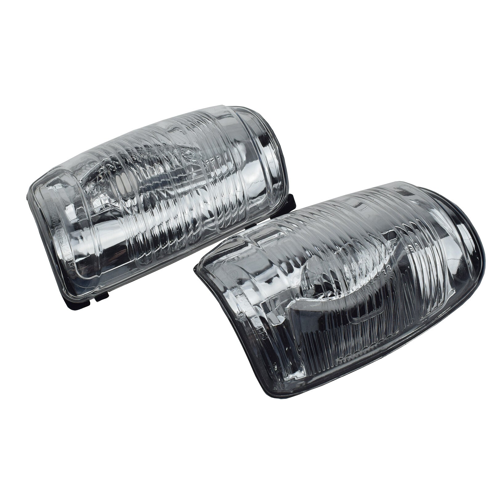 A pair of side mirrors with turn signals suitable for Ford Transit 150 250 350 (model 15-21). High-definition new.