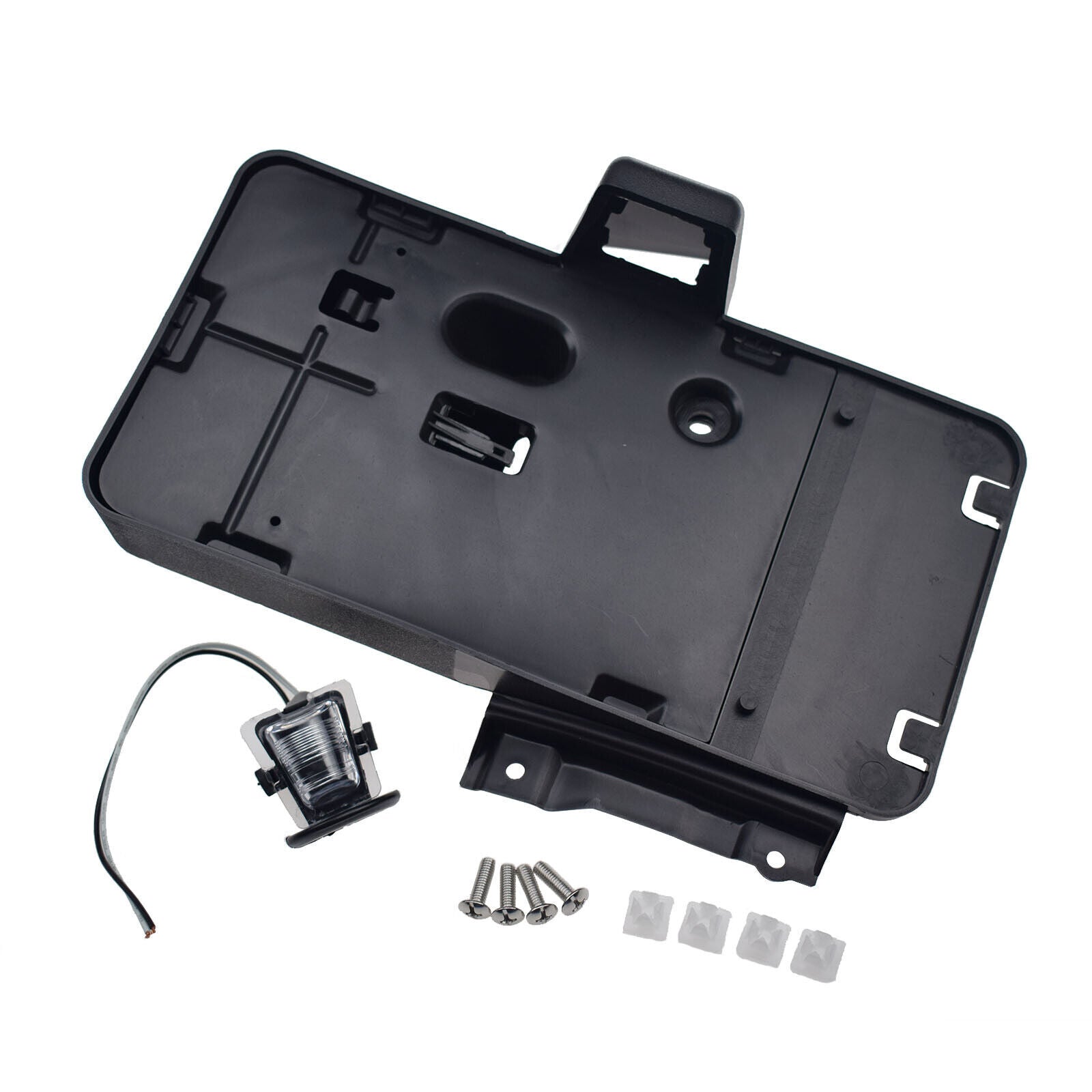 For 2007-17 for Jeep for Wrangler JK Rear License Plate Mounting Holder Bracket Light