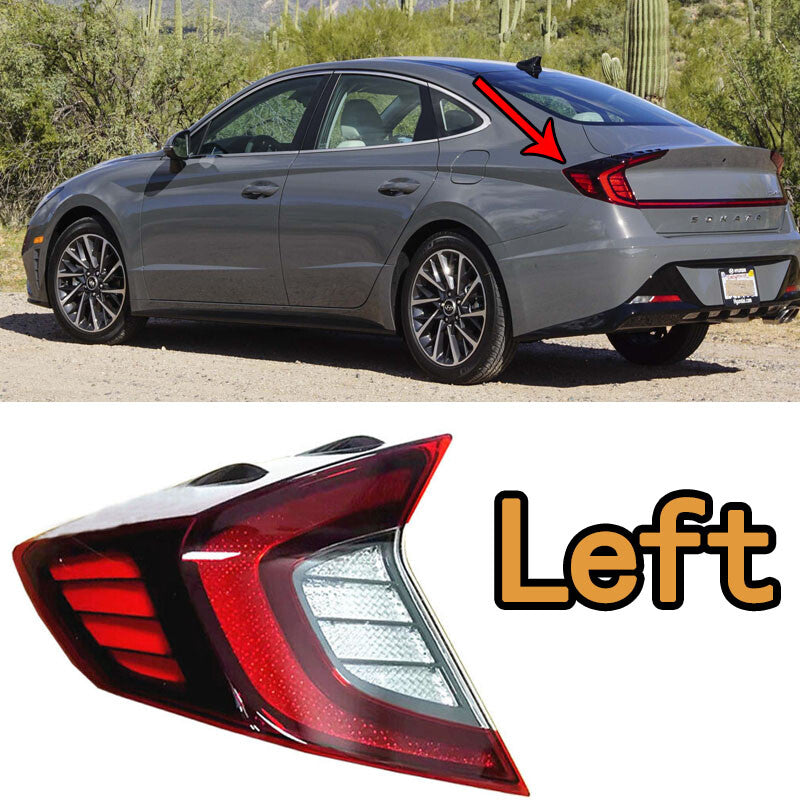 Tail Light Brake Signal Lamp Left for Hyundai Sonata 10th 2020-2021 Halogen