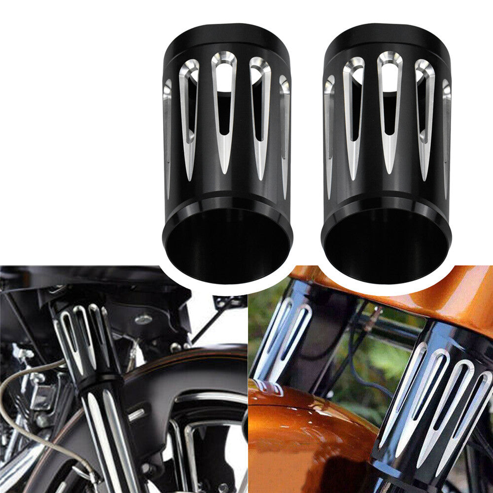 Fork Boot Slider Cover for Harley Davidson Road Glide Custom FLTRX Road King