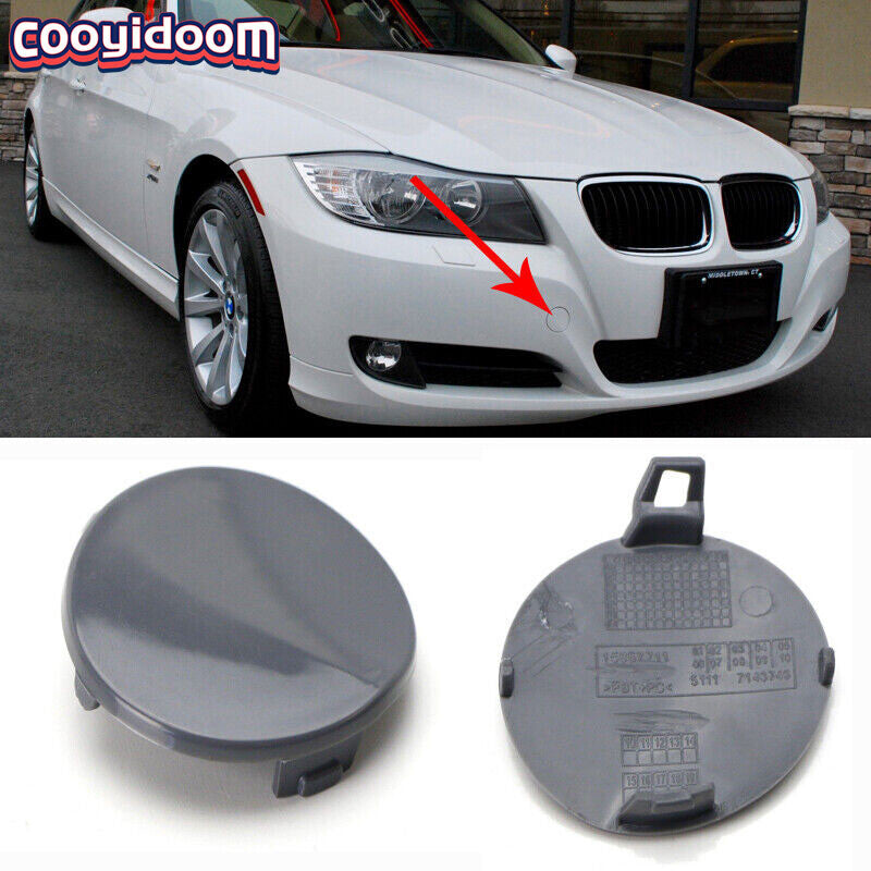 Front bumper tow hook cover for BMW LCI Model 3 Series 328i and 335i Sedan (2009-2012)