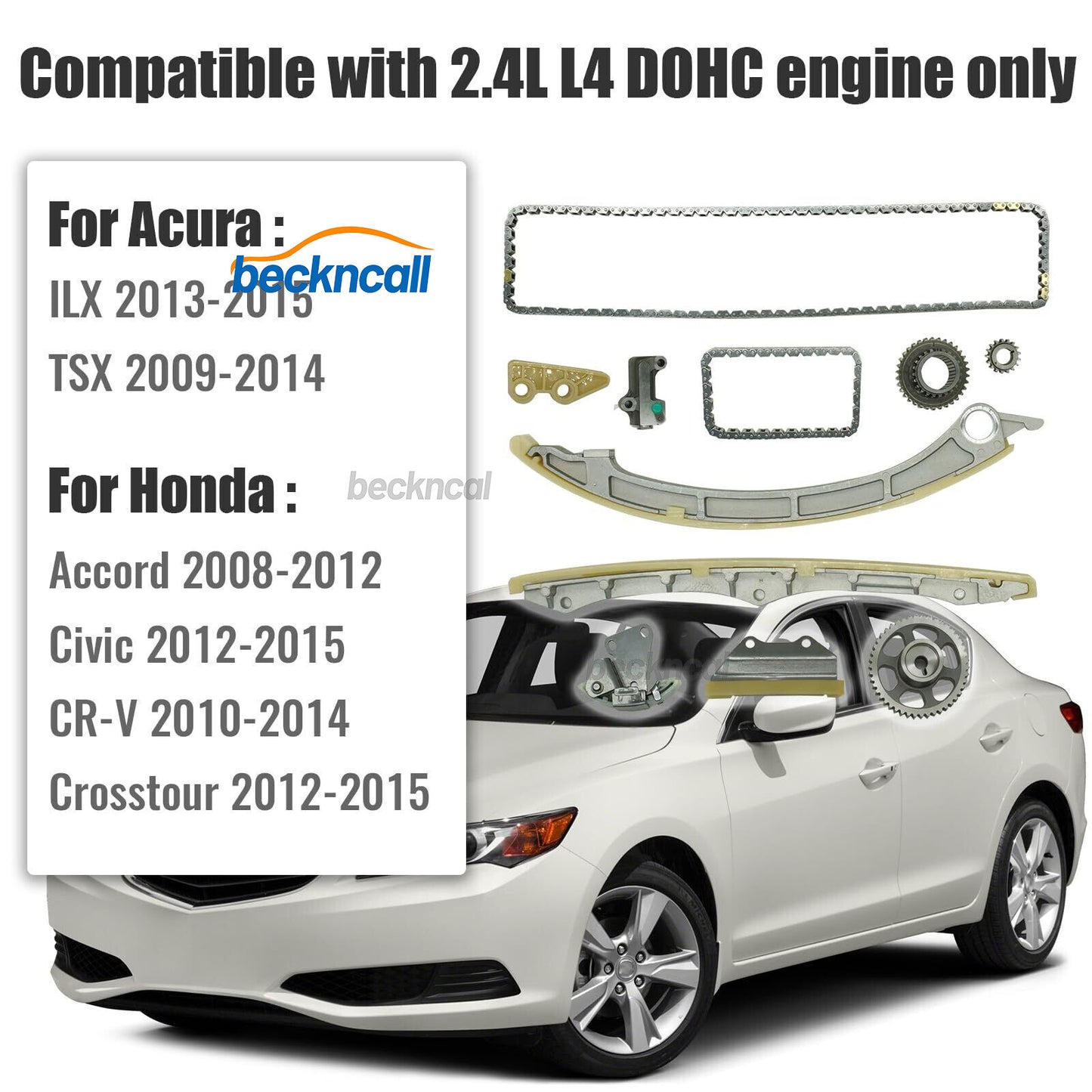 14401-R40-A01 Timing Chain Kit for 2008-2015 for Honda for Acura Accord TSX CRV 2.4L L4