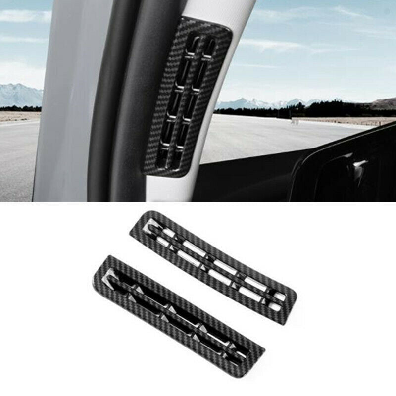 Carbon Fiber Front A-pillar Air Outlet Vent Cover Trim for Hyundai for Elantra 21-24