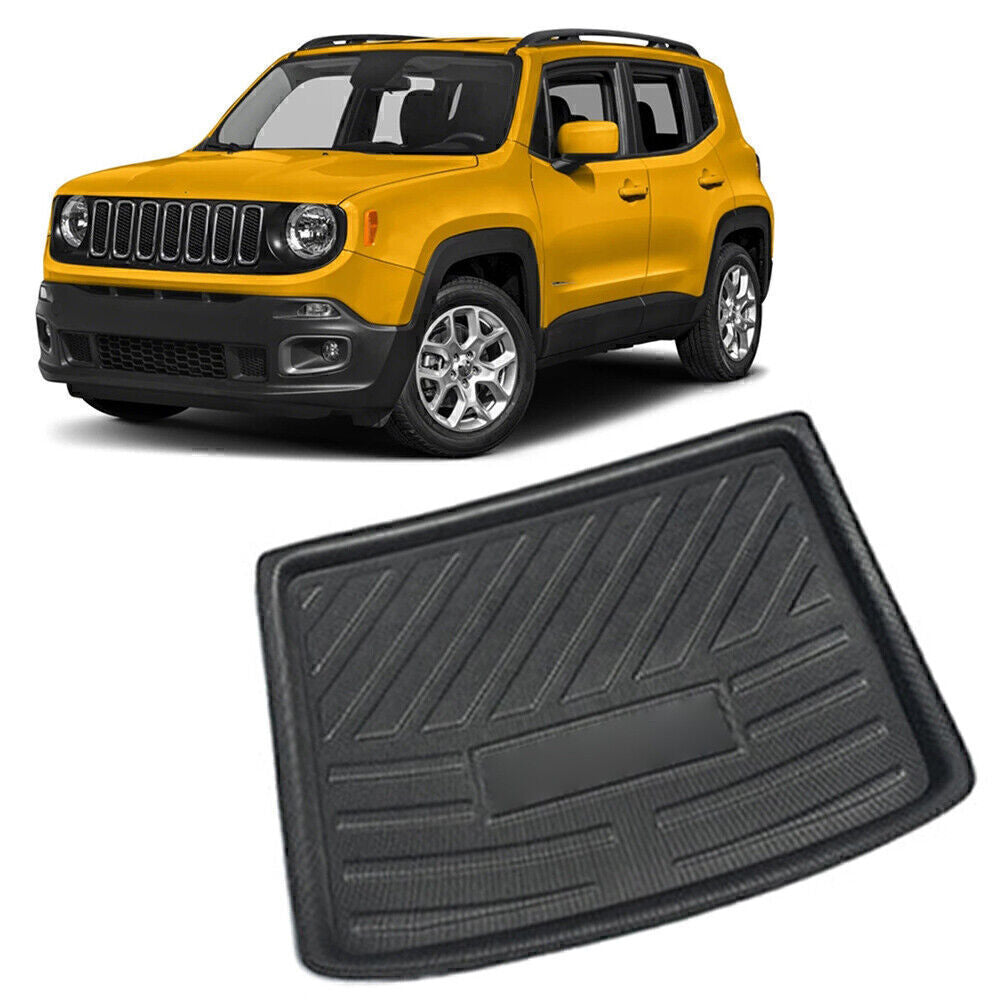 Rear Boot Cargo Liner Trunk Floor Mat Carpet Tray for Jeep Renegade 2014-18 2019