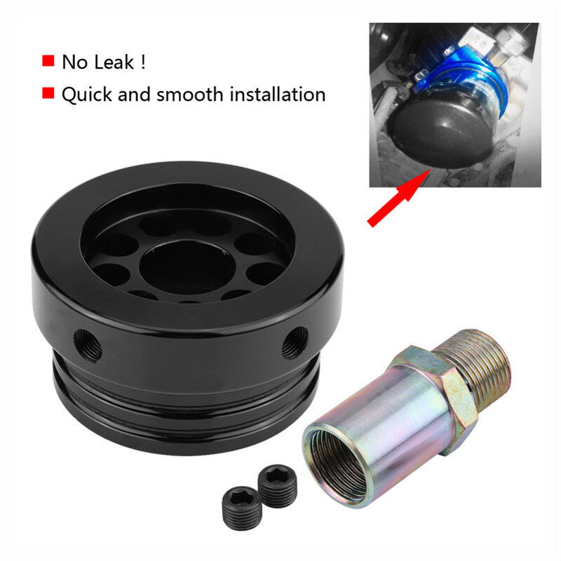 Oil Sandwich Plate Adapter for Toyota GT-86 for Scion -S for Subaru BRZ Temp Pressure