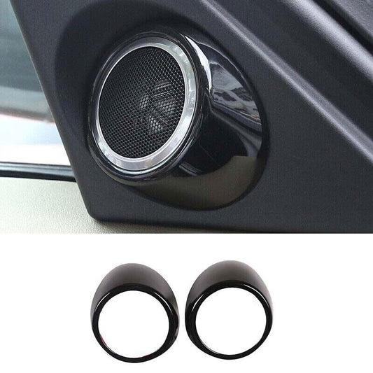 2P ABS Post Gloss Black Speaker Frame Cover Trim for Range Rover L405 2019-2022