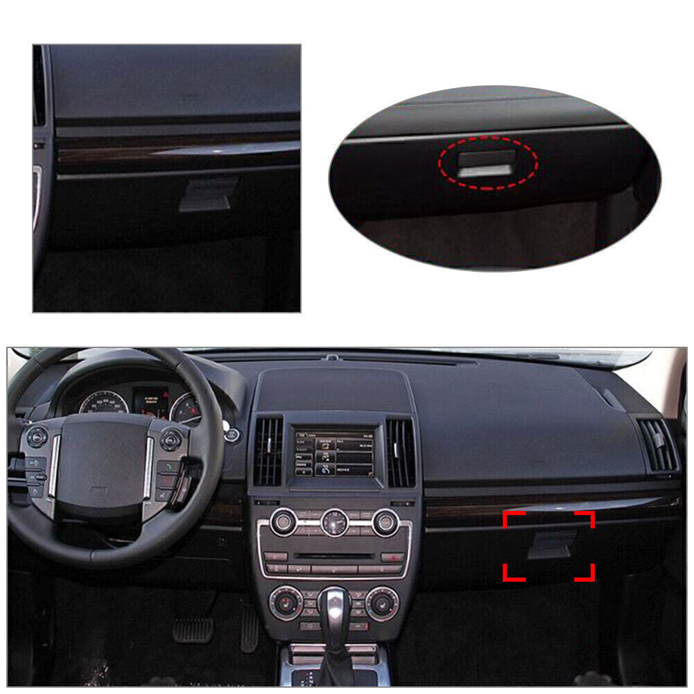 1x ABS Car Glove Box Latch Cover Black for Land Rover Freelander 2 LR007072