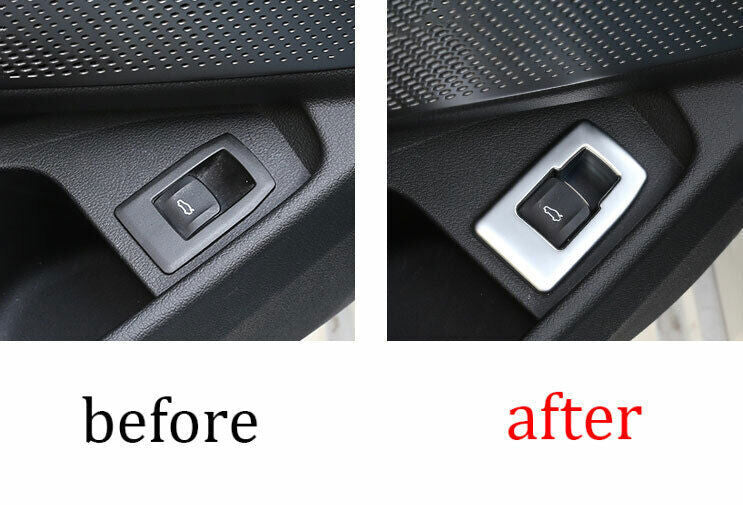 for BMW 3-Series G20 2019-2023 Silver ABS Tailgate Rear Door Switch Cover Decor