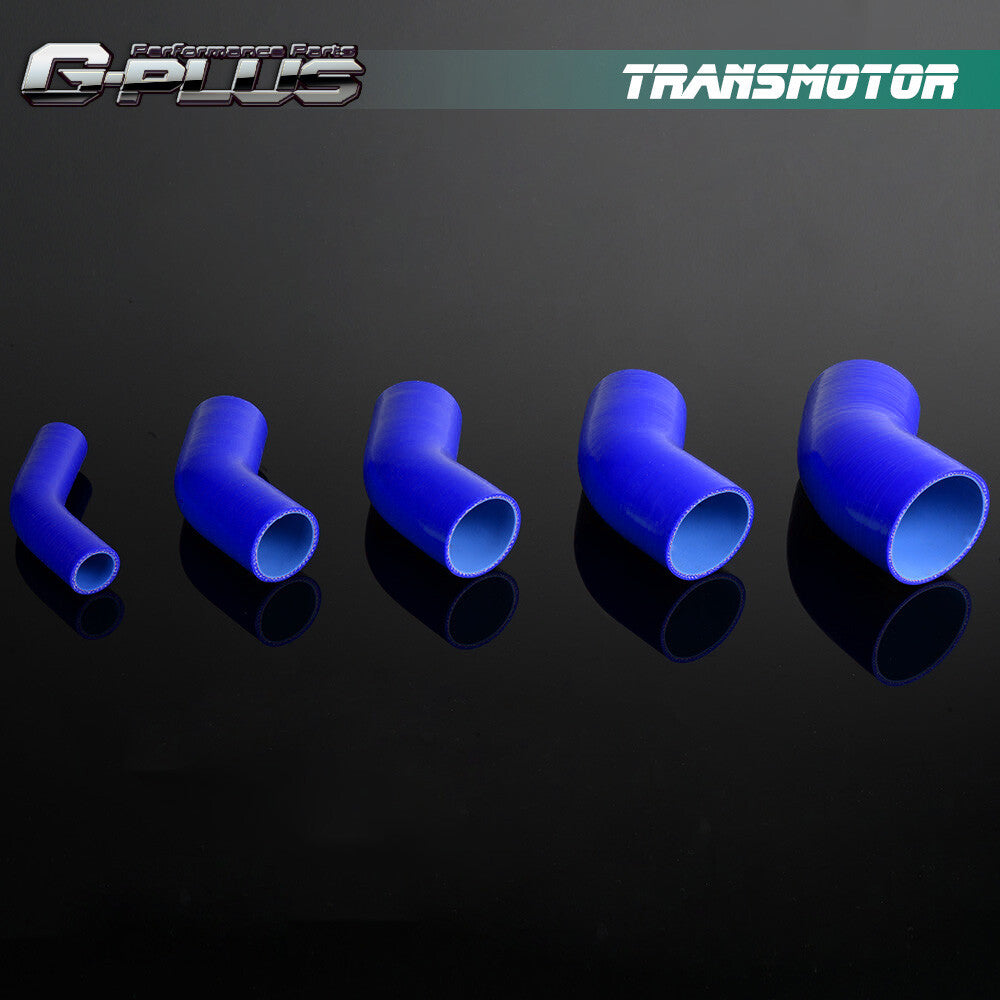 new 54mm 45-degree flexible hose, turbine silicone elbow joint, blue flexible hose