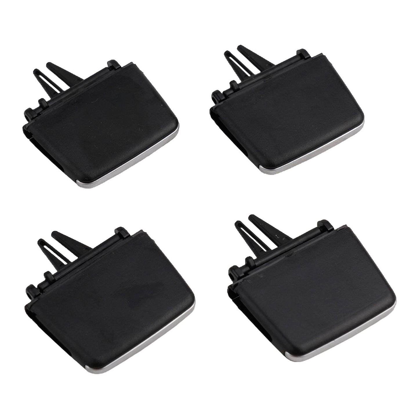 Air Vent Outlet Tab Plastic Black Front A/C Car Accessories