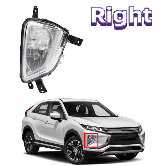 for Mitsubishi Eclipse Cross 2017-2020 Right Front Bumper Fog Light Fog Lamp LED