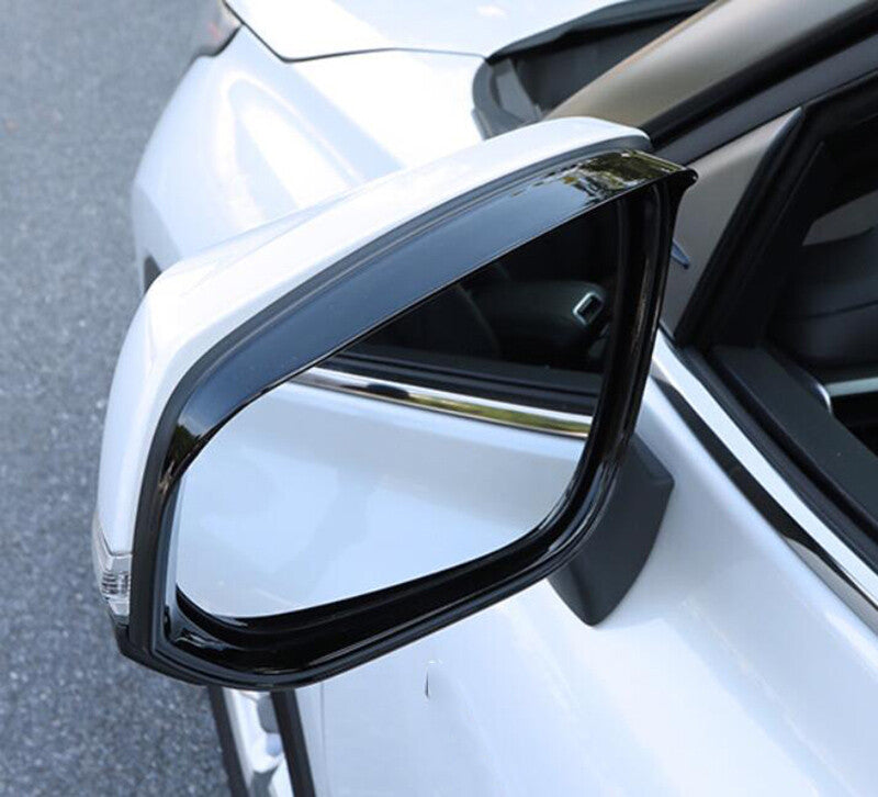 Black Rearview Mirror Rain Guard Eyebrow cover Trim for Toyota for Camry 2018-2022