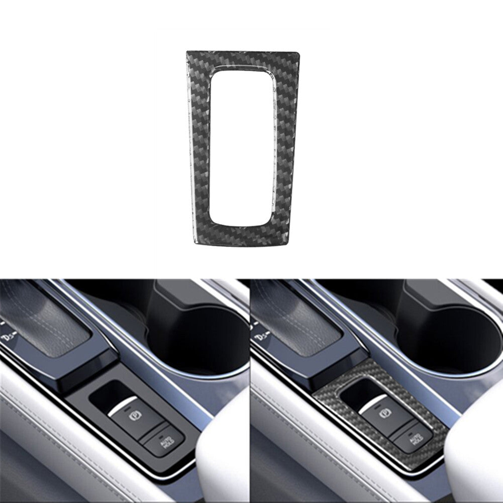 Carbon Fiber Parking Button Inner Frame Cover Trim for Nissan Altima 2019-2022