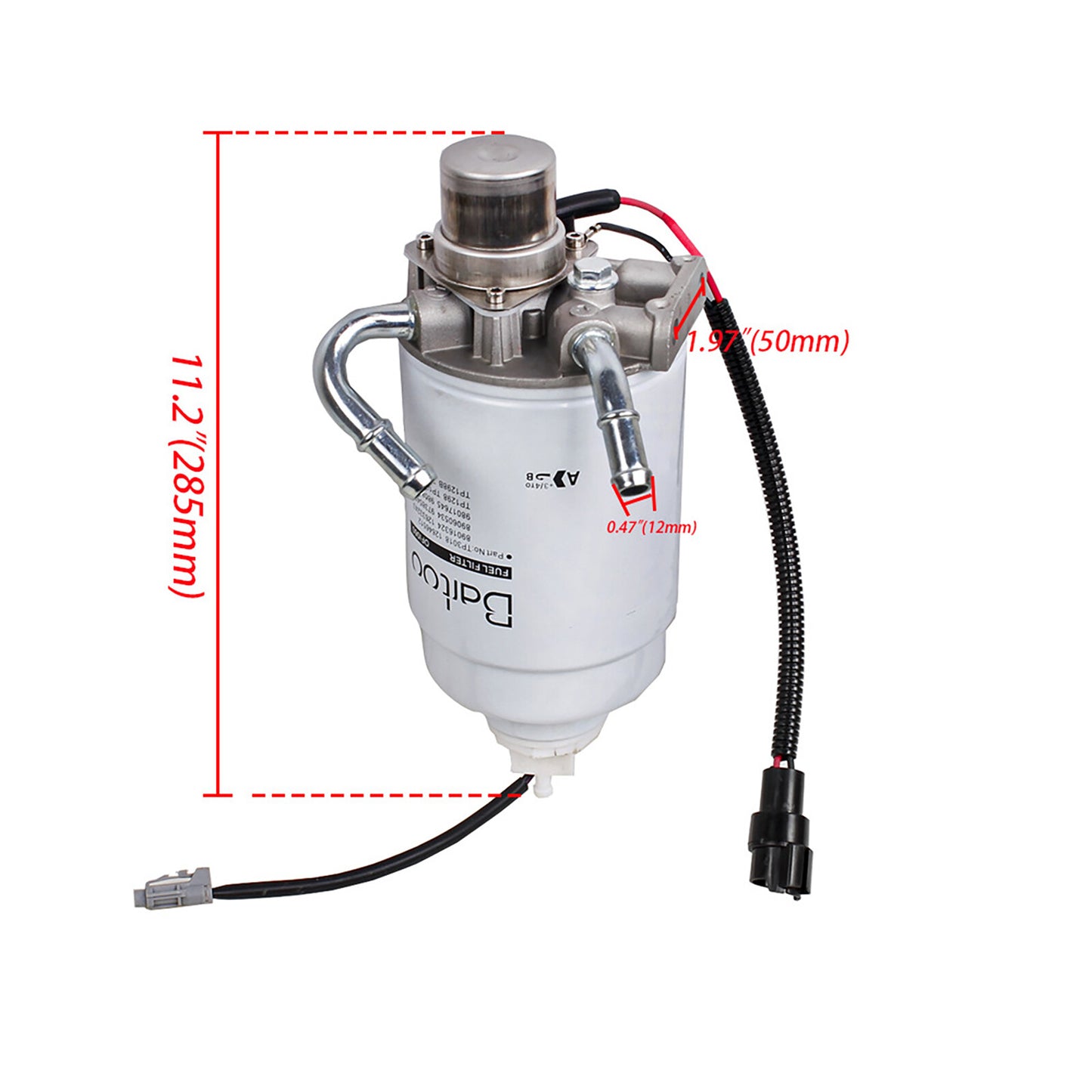 Fuel Filter Housing Replacement Parts for Chevrolet Duramax 6.6L 12642623 TP3018