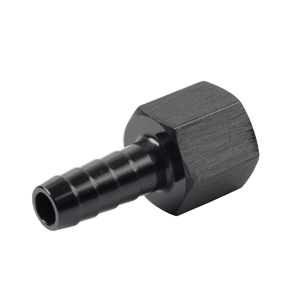 AN6 Female to 3/8 Hose Barb Fuel Line Push On Straight Swivel Fitting Adapter
