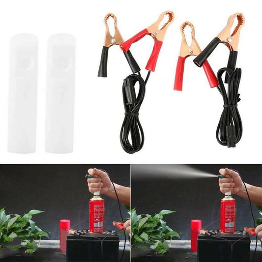 Car Fuel System Cleaning Set Fuel Injector Flush Cleaner Adapter Cleaning Tool