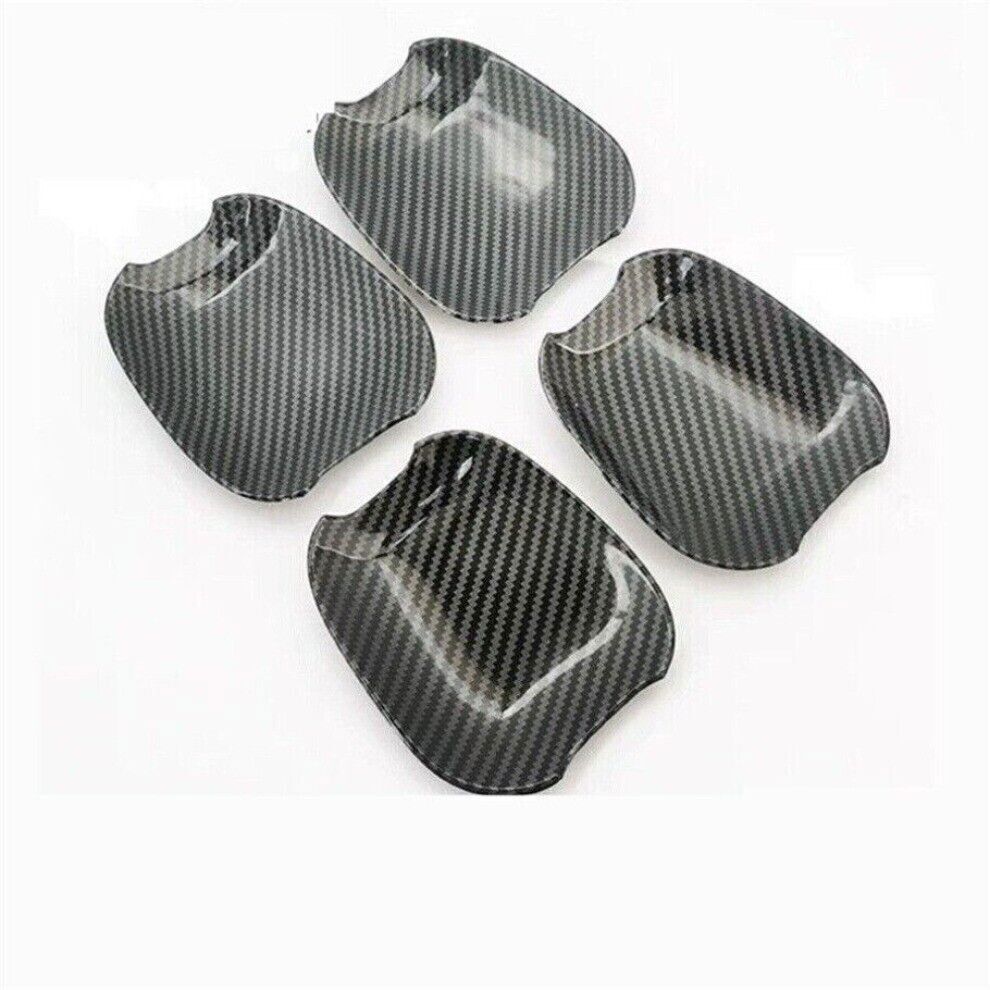 Carbon Fiber Side 2 for Smart Door Handle Bowl Cover Trim For 19-24 for Chevrolet Malibu